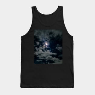 Clouds in night sky Tank Top